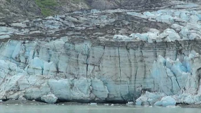 阿拉斯加冰川湾国家公园的玛格丽特冰川景观