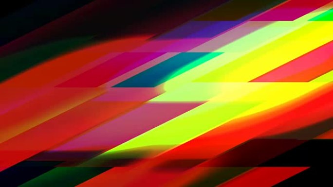 抽象柔和彩虹色移动对角线块背景新质量通用运动动态动画多彩欢乐舞蹈音乐红绿蓝视频素材