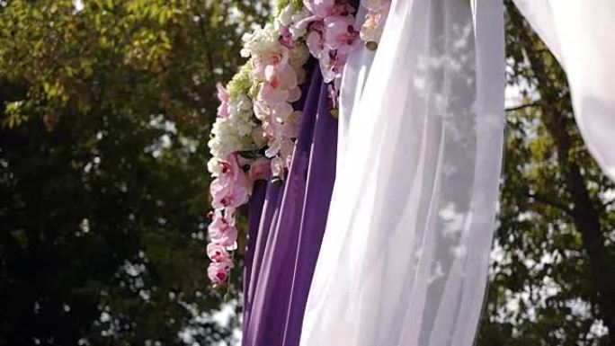 婚礼拱门、装饰、仪式、鲜花