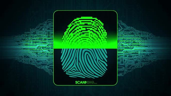 指纹扫描的过程-数字安全系统，指纹扫描访问的结果被授予