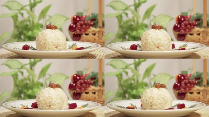 米饭的传统食物。