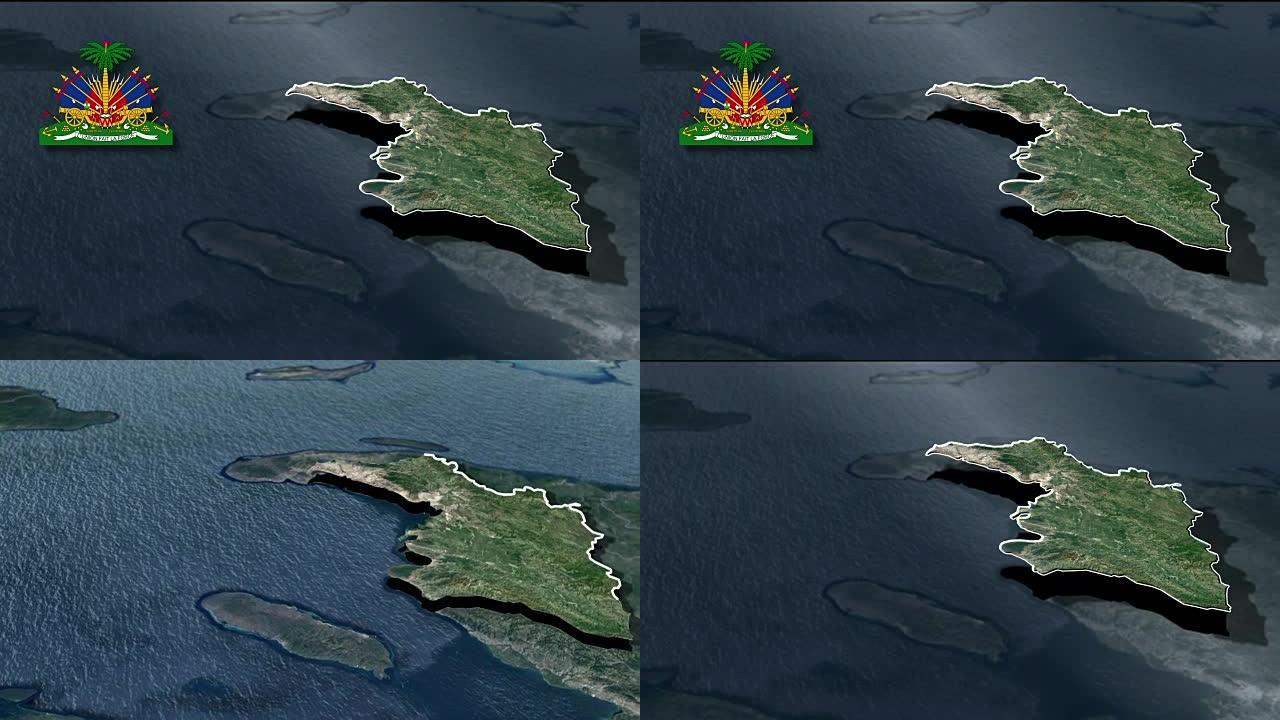 阿蒂博尼特海地部门与纹章动画地图