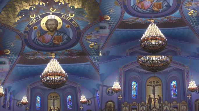 乌克兰东正教教堂蜡烛