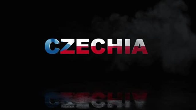 标题上的捷克国旗着火了