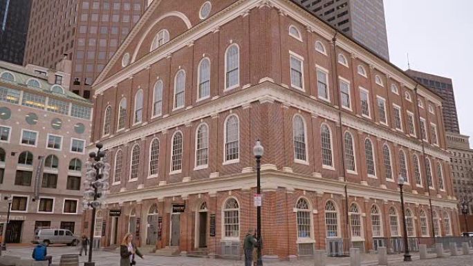 波士顿著名的法尼尔音乐厅