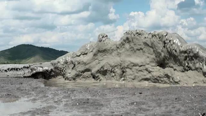 罗马尼亚-布泽乌-贝尔卡的泥泞火山保留地