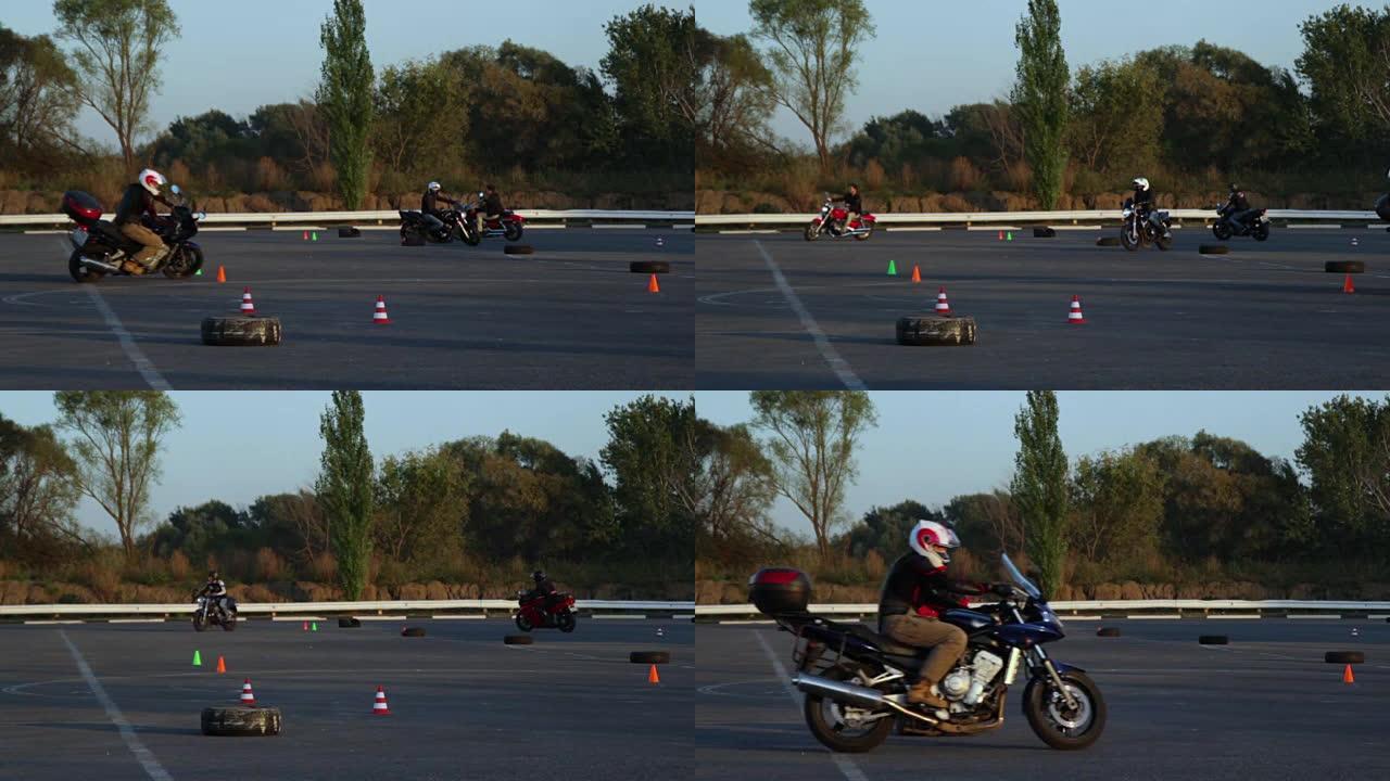 摩托车驾驶课程Moto Gymkhana摩托车手