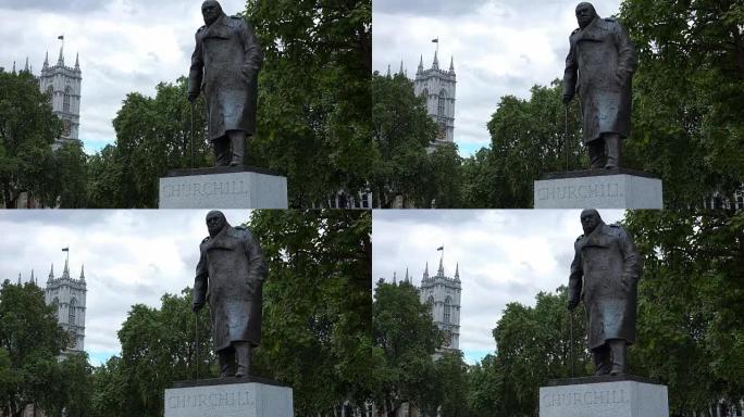 威斯敏斯特市的温斯顿·丘吉尔雕像