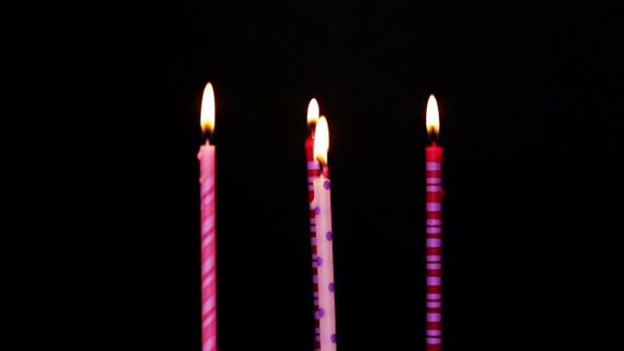 生日快乐蜡烛5年，模糊