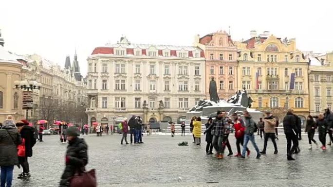 捷克共和国布拉格的老城广场
