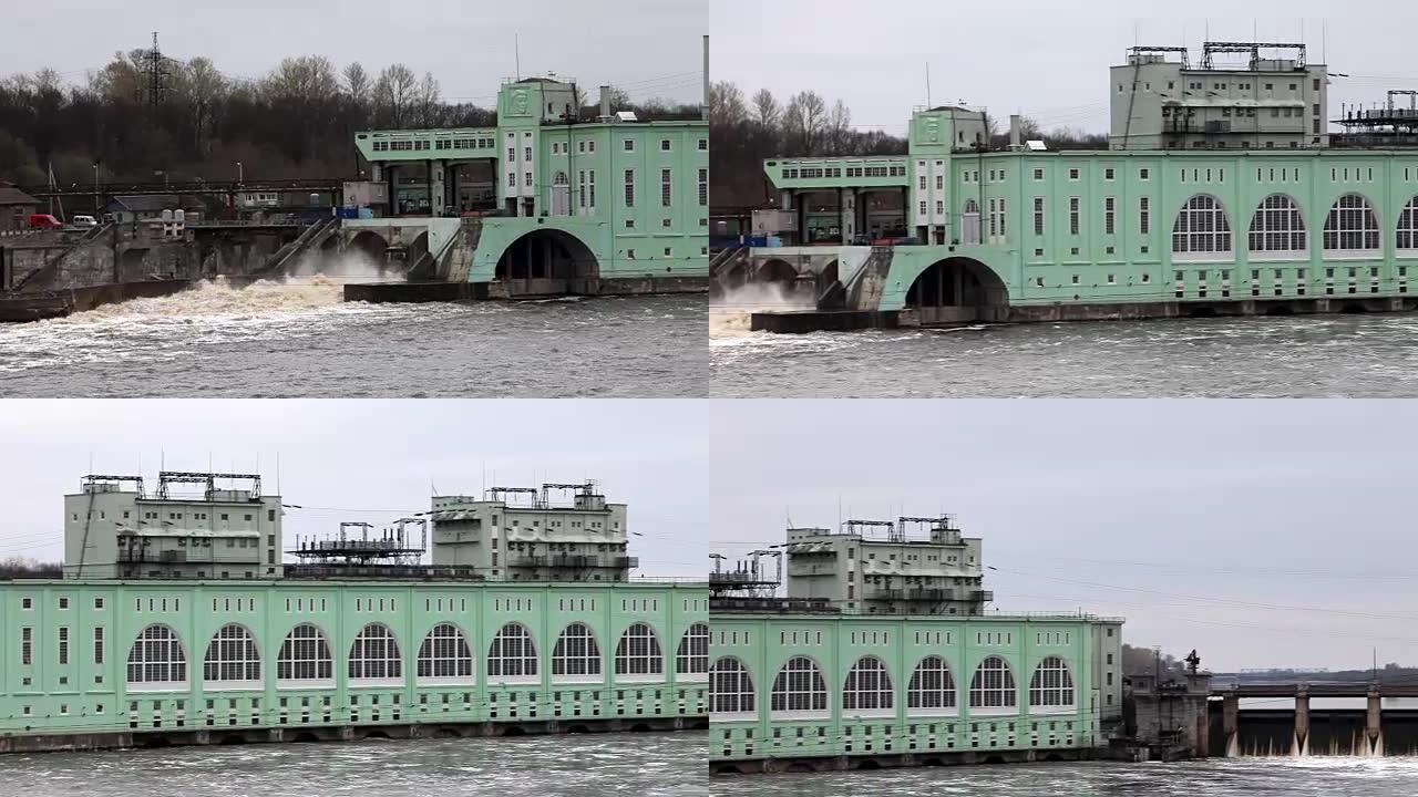 沃尔霍夫水电站-俄罗斯沃尔霍夫河上的水电站