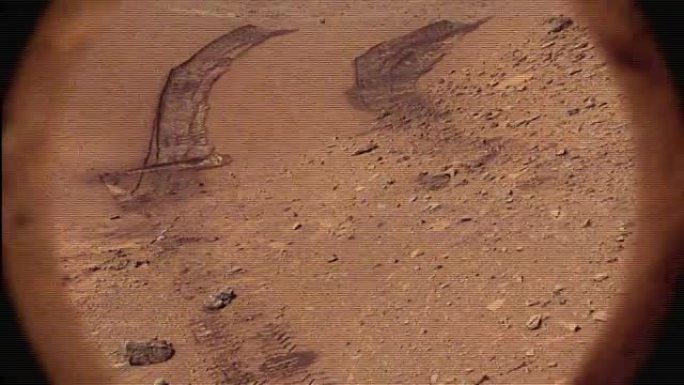 美国国家航空航天局好奇号火星车用毛刺和噪音拍摄火星表面-插图