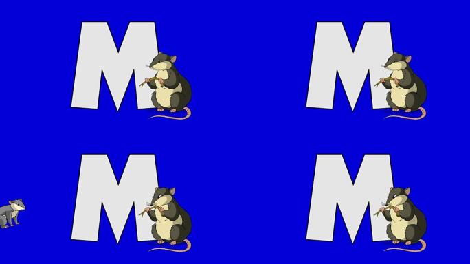 字母M和鼠标 (前景)