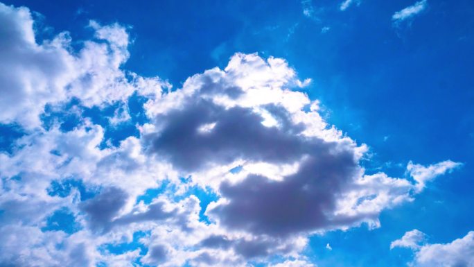 云朵延时 阴转晴