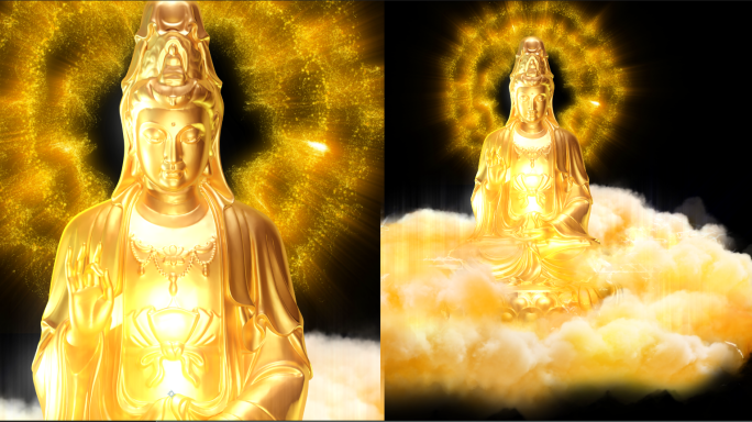 观音 菩萨 佛教 佛 金色 信仰 神