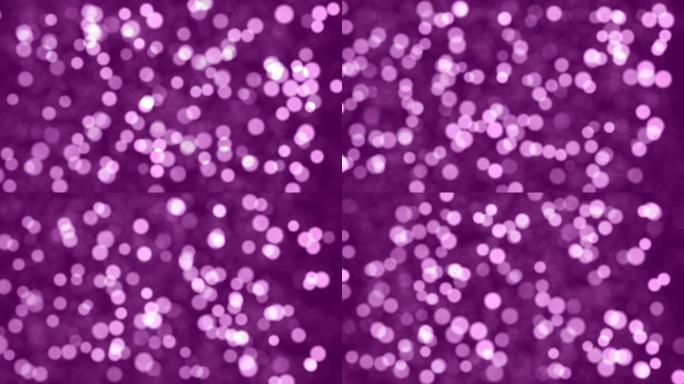 紫色背景的可循环粒子4K