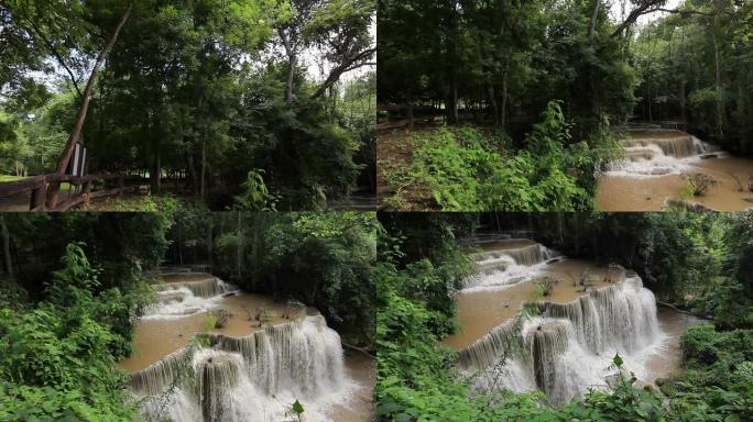 雨季的山洪暴发。