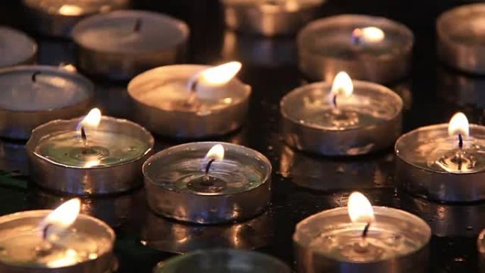巴勒斯坦民族权力机构伯利恒耶稣降生教堂的蜡烛