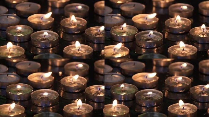 巴勒斯坦民族权力机构伯利恒耶稣降生教堂的蜡烛