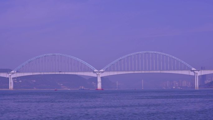 4k高清相机延时摄影·宜万铁路桥