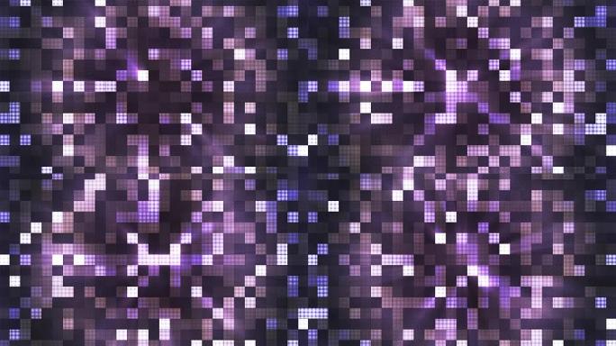 闪烁的高科技圆形钻石光图案，紫色，抽象