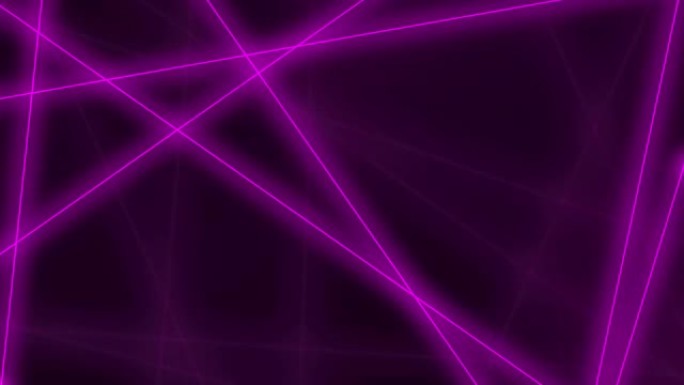 高科技运动背景。抽象紫色发光线条交叉。全高清无缝循环动画