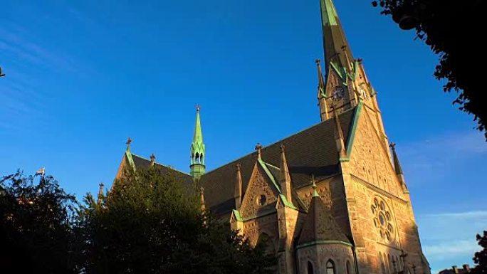 斯德哥尔摩的教堂。瑞典。