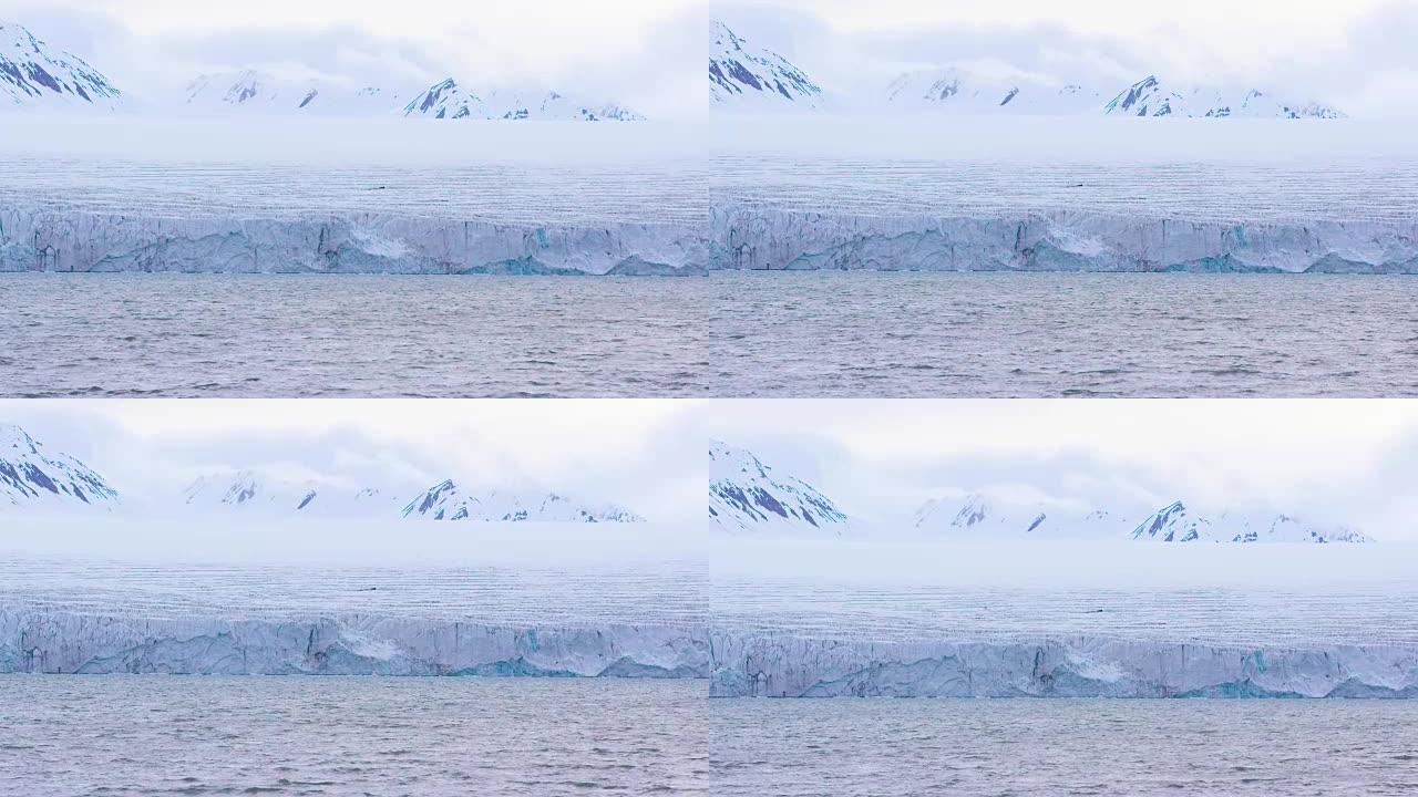 北极大规模冰川的慢动作