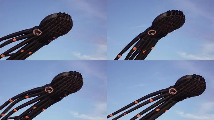 章鱼形式的气球风筝