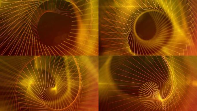 玛莎-抽象金线视频背景循环