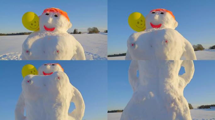 胸部大的大雪人