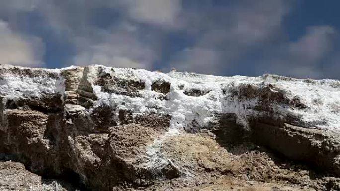 中东约旦的死海盐