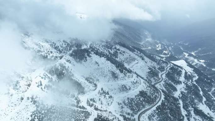 白马雪山航拍