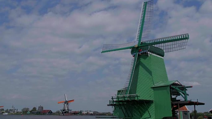 荷兰美丽的风车