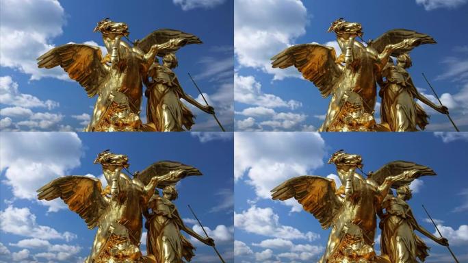 亚历山大三世桥上的镜头雕塑