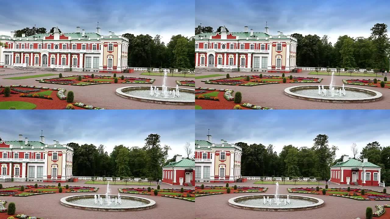 爱沙尼亚塔林卡德里奥公园的卡德里奥宫。