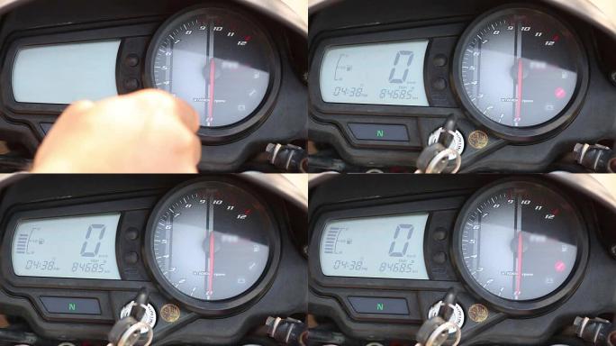 摩托车速度计和转速手表
