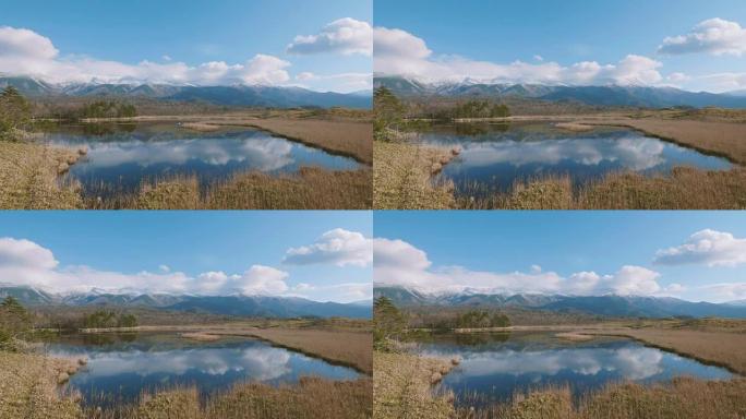 知床五湖，知床五湖，日本北海道知床国立公园内，以4k拍摄