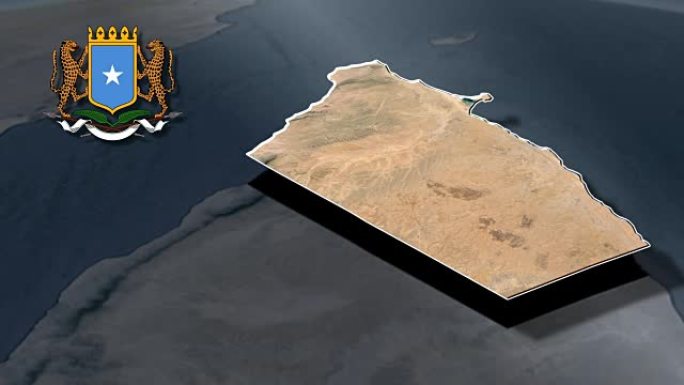 巴里-索马里与盾动画地图