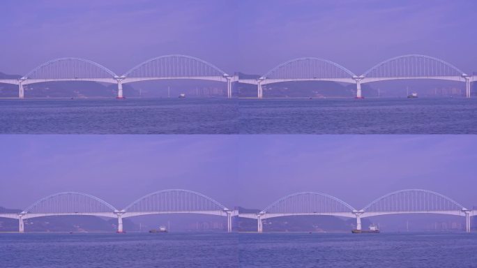 4k高清相机延时摄影·宜万铁路桥动车