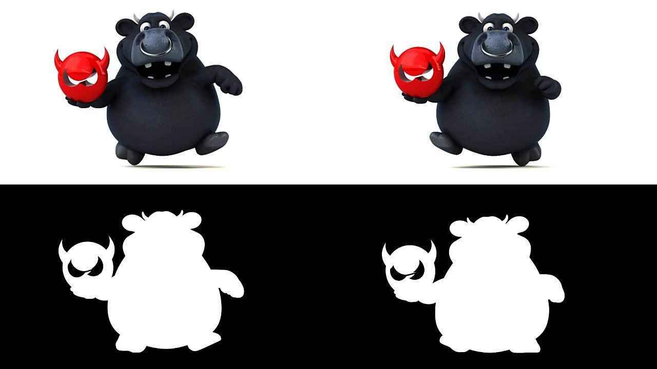 有趣的黑牛-3D动画