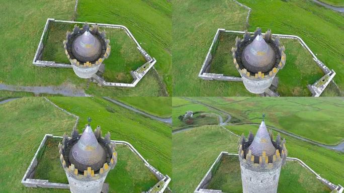 西爱尔兰的Ballinalacken塔城堡
