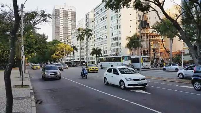 里约热内卢的弗拉门戈海滩大道