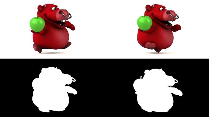 有趣的红牛-3D动画