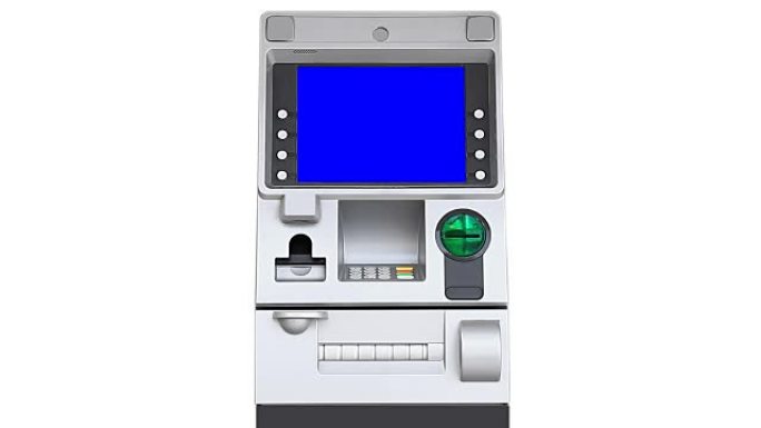 ATM (自动柜员机) 蓝屏显示 (循环)
