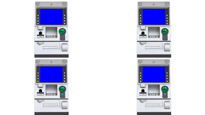 ATM (自动柜员机) 蓝屏显示 (循环)