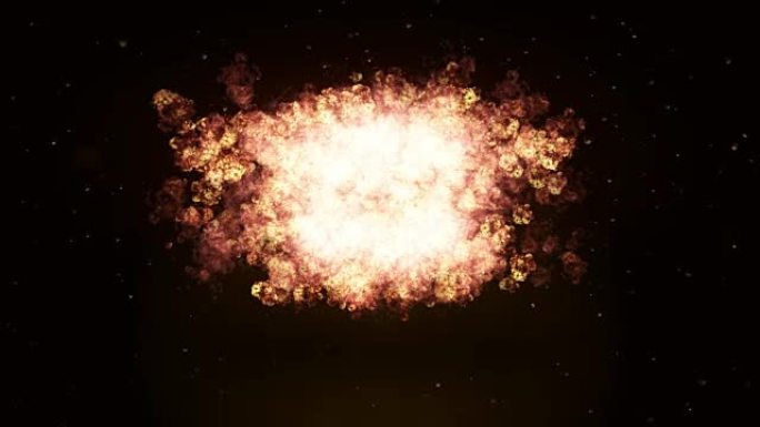 火球爆炸，用于背景或介绍。