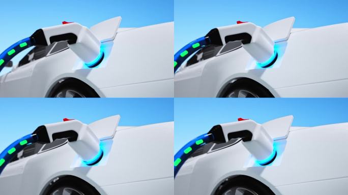新能源电动汽车充电三维动画广告素