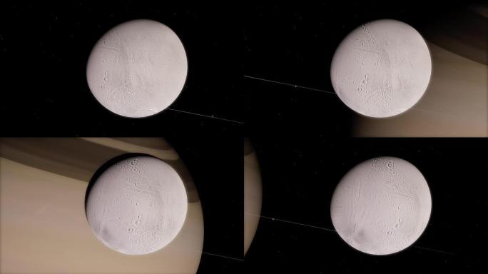 土星凌日的巨大视角