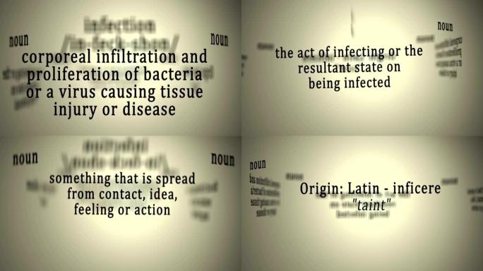 定义: 感染